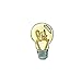 Produktbild GJongie Schmuck Brosche Magic Science Emaille Pin Glühbirne Keine Ahnung Chemische Becher Abzeichen Brosche Revers Pin Denim Jeans Hemd Tasche Cartoon Schmuck Geschenk-Light_Bulb