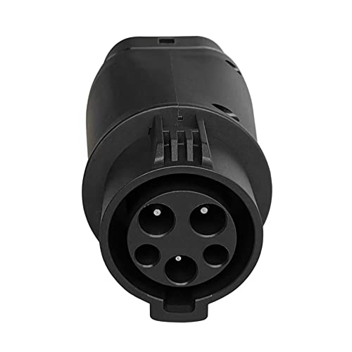 EVSE J1772 Adaptador Tipo 1 para Tipo 2 Tomada Veículo Elétrico Carro Carregador Conector IEC 62196