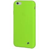 Amzer Soft Silicone Skin Fit Jelly Case Cover for Apple iPhone 6, iPhone 6s - Retail Packaging - Green