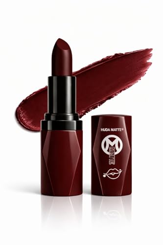 Image of HUDA MATTE ME Matte Lipstick - Ultra Pigmented Creamy Matte Bullet Lipstick MULTICOLOR Shade) (PINK)