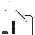 SUNMORY 32W/3000LM Floor Lamps, Super Bright LED Standing Lamp with Remote Control, Adjustable Tall Lamp with 350°Rotating Head, Modern Dimmable Torchiere Corner Lamp for Living Room, Bedroom, Office