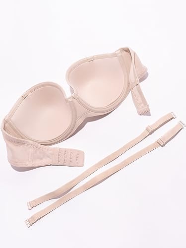 Smart & Sexy Women's Full Support Light Lined Strapless Bra Tuscany Clay 34A