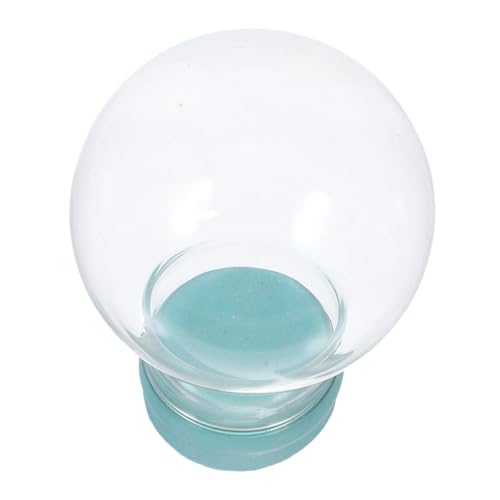 Ciieeo Christmas Snow Globe Replacement Glass Thickened Glass Design Keepsake Globe Display Case Fillable Cloche Bell Jar Wedding Office Store Decor
