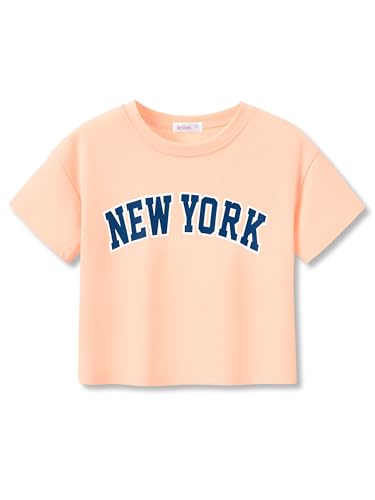 Image of Stylish Graffiti /Butterfly /Tropical Crop Top for Little & Big Girls - Cool Summer T-Shirt Clothes Size 6-18