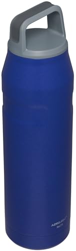 Image of Stanley IceFlow Cap and Carry Water Bottle | Wide Mouth Twist Lid | Lightweight & Leakproof for Travel & Sports | Insulated Stainless Steel | BPA-Free