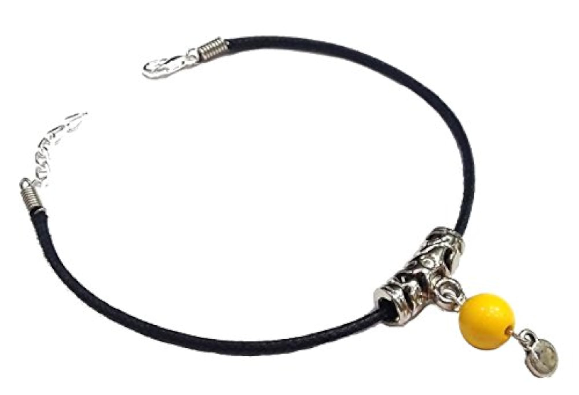 Girl's Thread Oxidise Pendant with Colourful Acrylic Bead Hanging