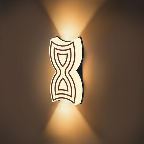 Image of Gesto 7W Waterproof Led Wall Light for Home Decoration - Up Down 2-Way LED Wall Lamp | IP65 Outdoor Fancy Wall Lights for Balcony,Gate,Elevation,Garden,Patio | Decorative Wall Mount Light -Pack of 1