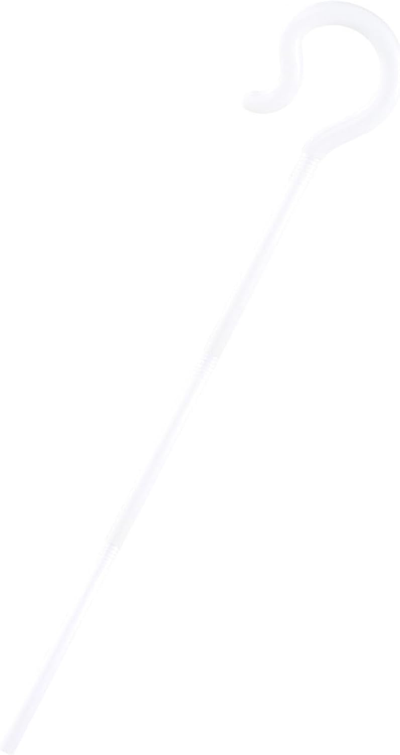 Hansber Easter Shepherd's Staff Hook Prop Costume Tall Walking Cane Stick Crook Staff for Halloween