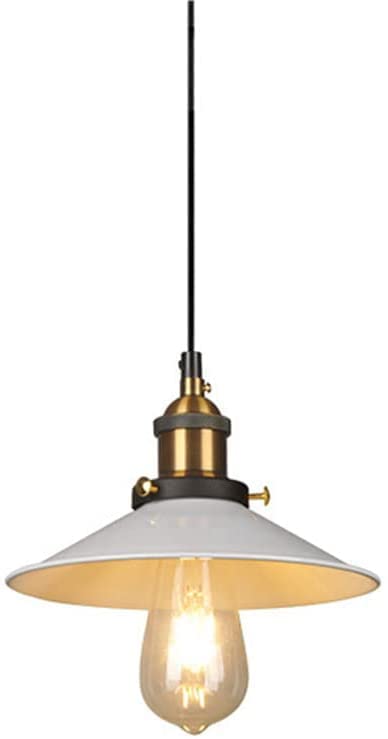 Lámpara de techo industrial blanca para barra de cocina y mesas de cafetería
