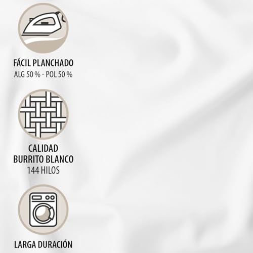 Miniatura 4 de Burrito Blanco Saco Nórdico Con Relleno Cama De 90cm. Medidas Disponibles Diseño 182 Color Multi 90x190 200cm.