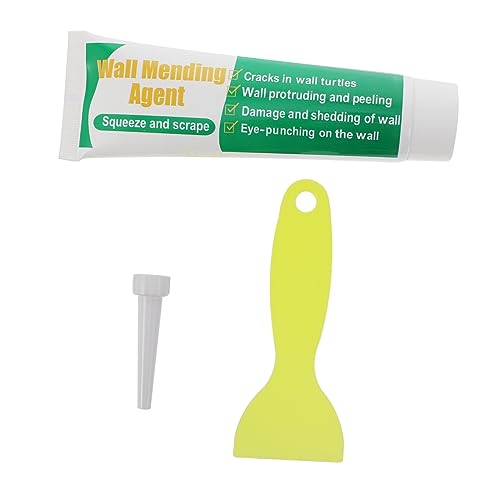 Operitacx Wall Mending Agent Kit Self Adhesive Repair Paste for Wall Cracks Scraper 1 Set and Patching