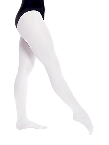 Preisvergleich Produktbild Ballett Strumpshose Economy Ballett Hose Tanzhose Gr 116 weiß