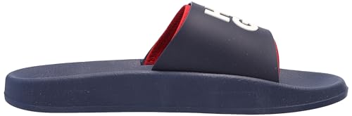 Image of HUGO Men's Stacked Logo Slide Sandal