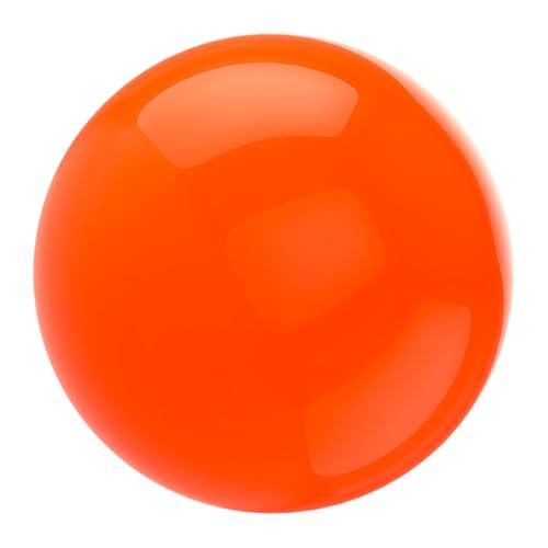 Gadpiparty Boule Décorative en Acier Inoxydable Poli Miroir 200 Mm Orange Creuse Résistante Aux Intempéries pour Décoration Intérieure Et Extérieure Suspendue