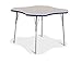 Jonti-Craft Berries 6453JCA187 Four Leaf Activity Table, A-Height (24"-31" Adjustable Height), 48" Diameter, Yellow/Black/Black