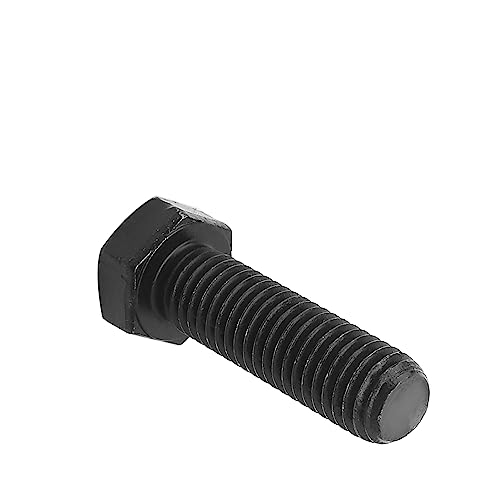 Image of Aicosineg 5Pcs M12 x 40mm Carbon Steel Grade 8.8 External Hex Head Screw Bolts Metric Thread Hexagon Bolts Fastener Hex Bolts for Home Office Hardware Furniture Machinery Black