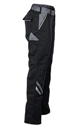Planam 2718042 Highline Damen Bundhose, Schwarz/Schiefer/Zink, Größe 42