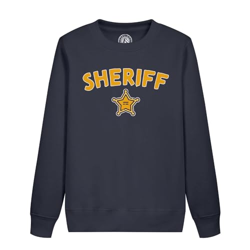 Sweatshirt enfant shérif far west vêtement coton motif étoile police