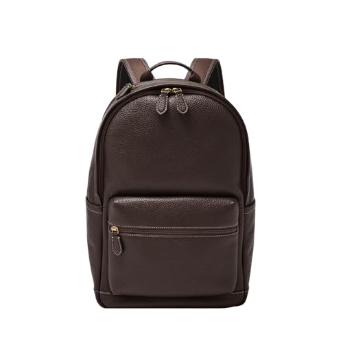 Sac à dos homme Fossil Buckner marron grand volume et multi poche