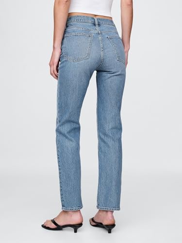 Image of Gap Women's High Rise 90s Slim Straight Denim Jeans