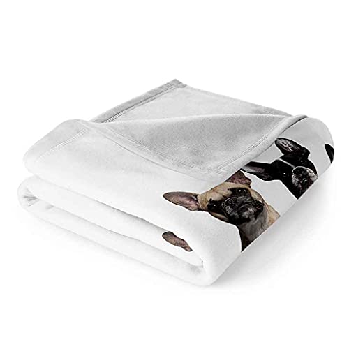 Couverture Flanelle Microfibre au Toucher Doux et Impression 3D