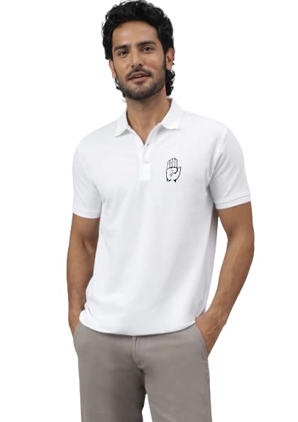 ttfpl fashion store Rahul Gandhi Collar Printed Tshirt, White-picture-14