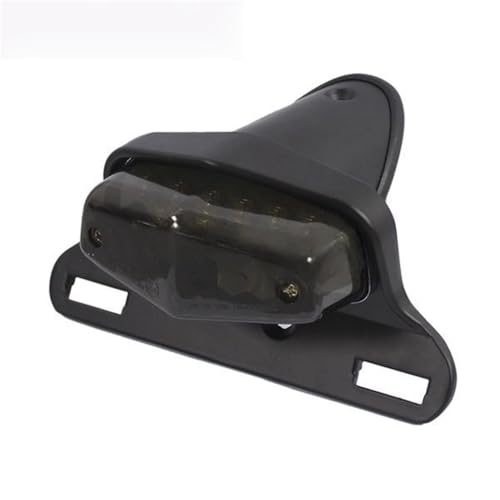 Luces traseras universales de freno y matrícula para moto Scrambler