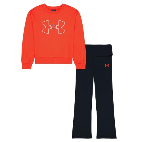 Image of Under Armour Girl's 2-piece Sweatshirt and Leggings Outfit Set