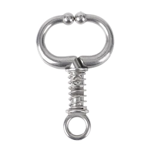 Baoblaze Cattle Nose Ring Spring Bullnose Pliers Livestock Tool Practical Convenient Automatic Locking Farming Animals Equipment, 11.7cmx7.3cm