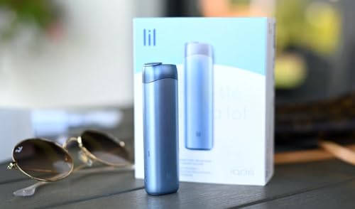 LIL SOLID Set Heat Notburn – compatibile con IQOS Heets, Fiit, Herbal Sticks in StoneGrey, Cosmic Blue, verde menta, bianco (Stonegrey – nero)