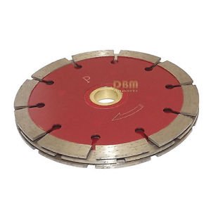 4.5" x .375" Premium Triple Sandwich Tuck Point Diamond Blade Cut Motar Joint Removal