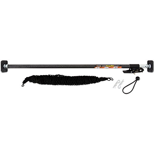 image for KEEPER Ratcheting Cargo Bar - Black/Silver, Adjustable from 40