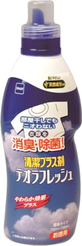 柔軟剤 日本製 洗濯 衣類 部屋干し 界面活性剤不使用 液体 天然成分 ニトムズ デオラフレッシュ お徳用 720ml
