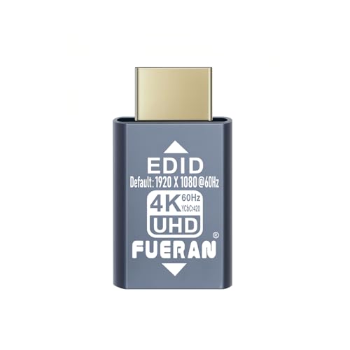 Adaptateur émulateur HDMI EDID résout les bugs d'affichage Plug & Play