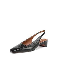 Black Croc Print Leather