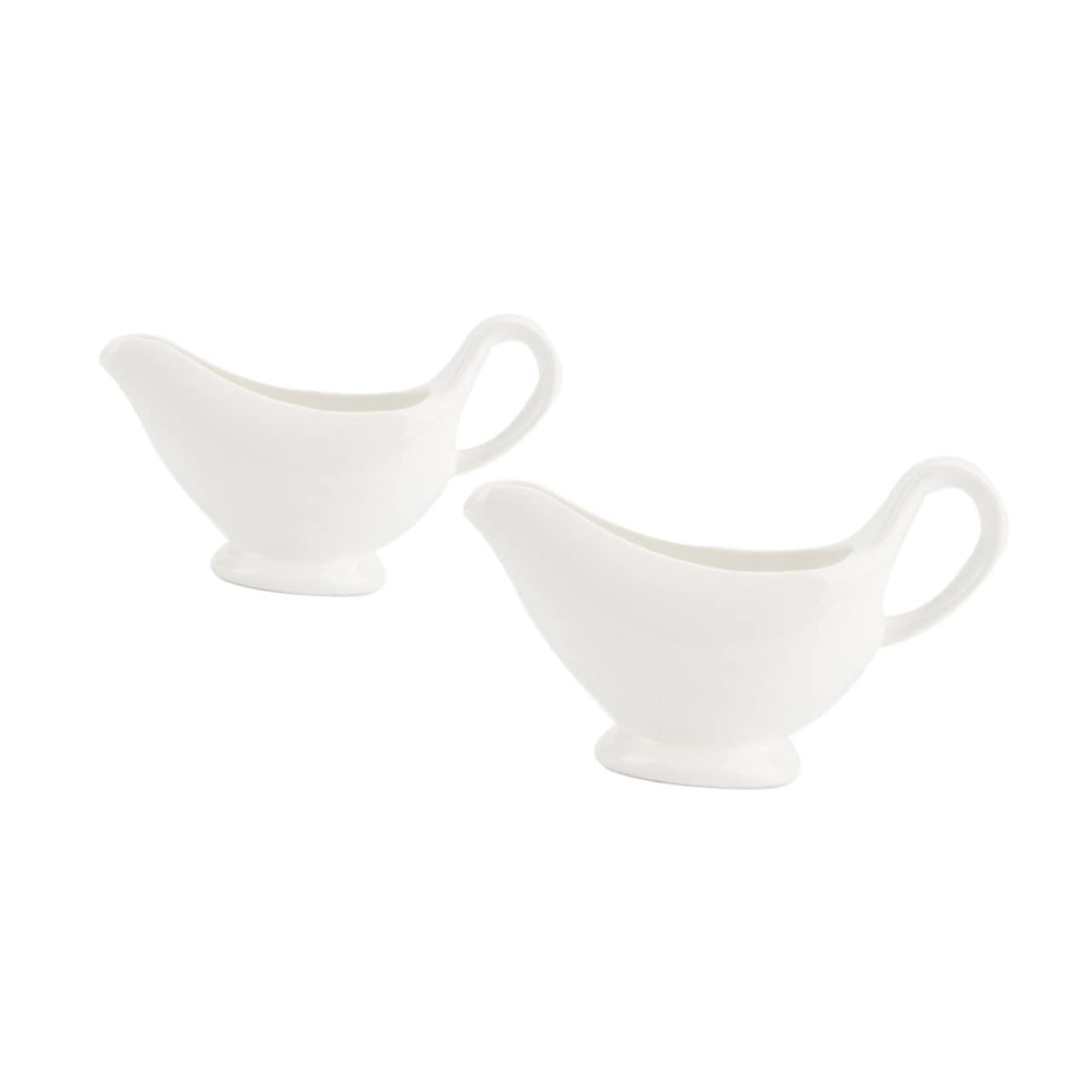 Mobestech 2Pcs Sauce Boats Seasoning Cups for Gravy Sauces Kitchen Pour Containers for Home Parties Restaurants Fine Workmanship Material