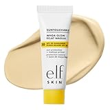 e.l.f. SKIN Suntouchable Whoa Glow SPF 30 Mini, Sunscreen & Makeup Primer For A Glowy Finish, Made With Hyaluronic Acid, Vegan & Cruelty-Free, Sunbeam