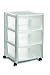 Stefanplast Cassettiera 3 cassetti, cm 40x40x63h