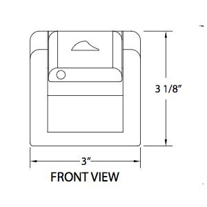 Amplock U-Bru2 Boat Trailer Lock (Fits Specific 2 Inches Coupler) #TOP3