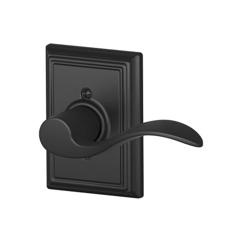 SCHLAGE Accent Lever with Addison Trim Non-Turning Lock Cover