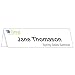 C-Line Printer-Ready Scored Name Tent Cards, 11 x 4-1/4 Inches (Folded Size), 8-1/2" x 11" White Cardstock Sheets, Box of 50 (87517)