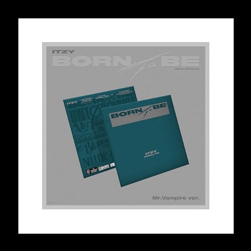 ITZY Born to BE 2nd Album Special Edition Mr. Vampire Version CD+1p Mini Poster on Pack+1p PhotoCard+10p Square Photo+1p Lyric Paper+Tracking Sealed