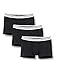 Produktbild Calvin Klein Herren 3er-Pack Boxershorts Trunk 3 PK mit Stretch, Black W/ White Wb, S [Amazon Exclusive]