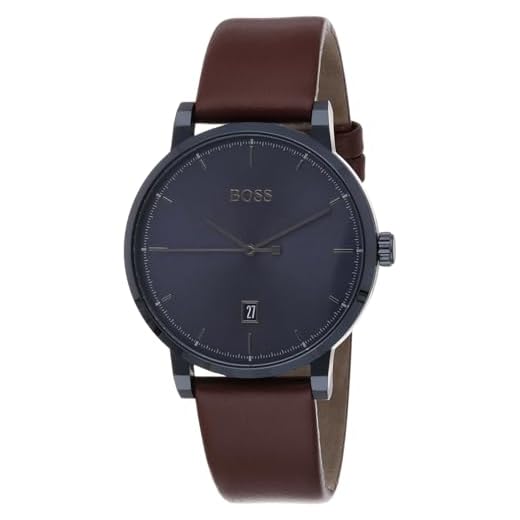 BOSS Reloj Analógico de Cuarzo para hombre con Correa en piel Marrón - 1513791
