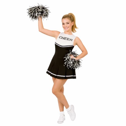 Costume de majorette adulte noir blanc taille M résistant et confortable pour danser