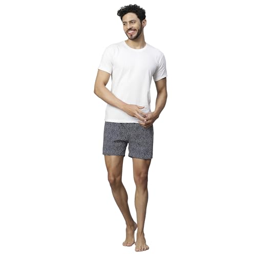 Image of Urban Scottish Ultra-Comfortable Men's Boxer Pants (Pack of 3) - 100% Cotton Material with A Stylish Print - Soft and Stretchy Elastic Waist Band - Dynamic Movement and Hardwearing Stitching