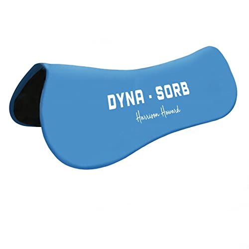 Demi-tapis de selle Harrison Howard d'une finition haut de gamme bleu égée