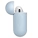 KeyBudz Elevate Switch Series AirPods Case with Carabiner Compatible with Apple AirPods 1 & AirPods 2 [Front LED Not Visible] (Baby Blue)