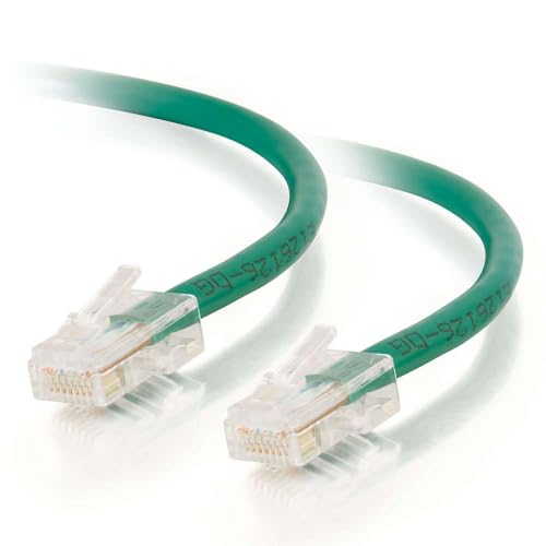 Image of C2G 24492 Cat5e Crossover Cable - Non-Booted Unshielded Network Patch Cable, Green (3 Feet, 0.91 Meters)