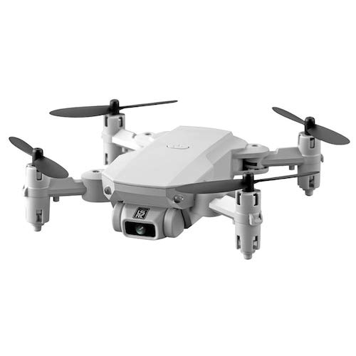 HaiMa Lsrc-Min Mini Wifi Fpv Con 0.3Mp / 5.0 / 4Kmp Hd Cámara Altitude Hold Modo Plegable Rc Drone Quadcopter Rtf - Gris 4K Con Bolsa